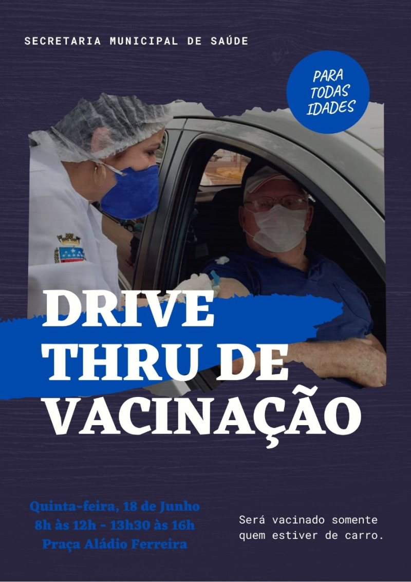 Drive Thru contra Influenza 2020 será nesta quinta-feira